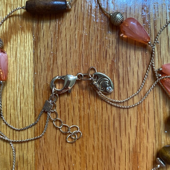 Lot of 4 Charming Charlie Necklaces - Beaded, Layered, Chunky Silver and Gold - Picture 6 of 13